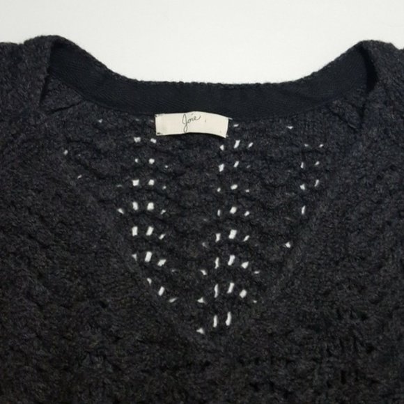 NWOT Joie knit sweater charcoal - Picture 2 of 5